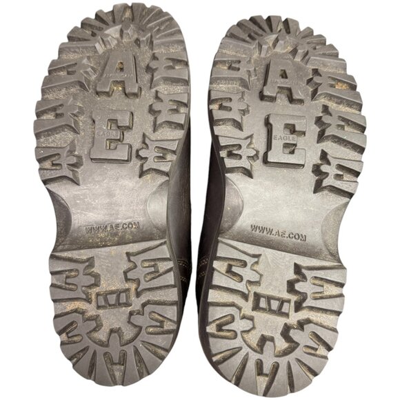 Men's AMERICAN EAGLE OUTFITTERS Brown Genuine Leather Lace-up Shoes- Size 10 - Picture 10 of 12